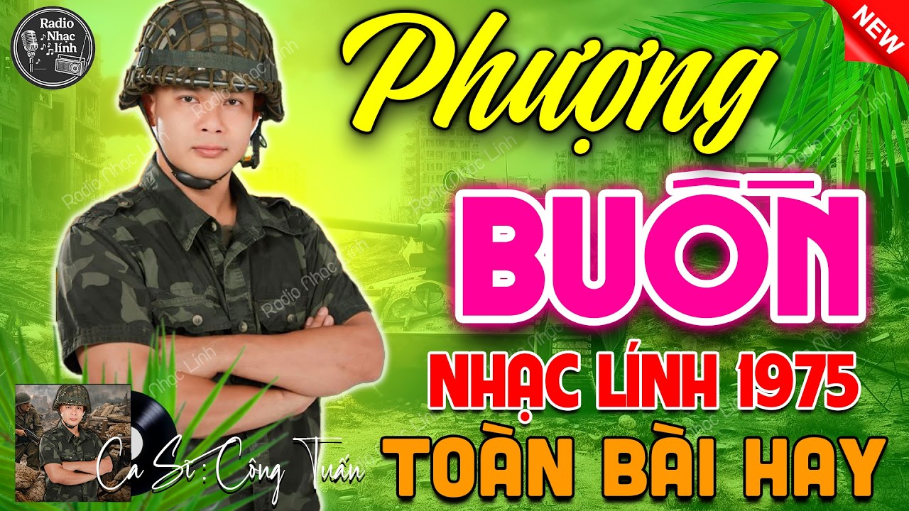 PHƯỢNG BUỒN - BOLERO CÔNG TUẤN ➤ LK Nhạc Lính Xưa Bất Hủ 1975 CỰC ÊM TAI DỄ NGỦ