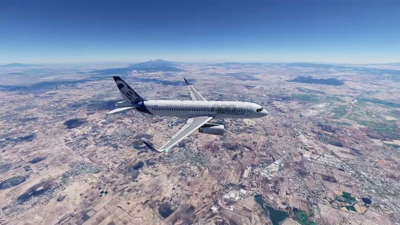 XPLANE12 - POUSO EM CIDADE DO MEXICO A320