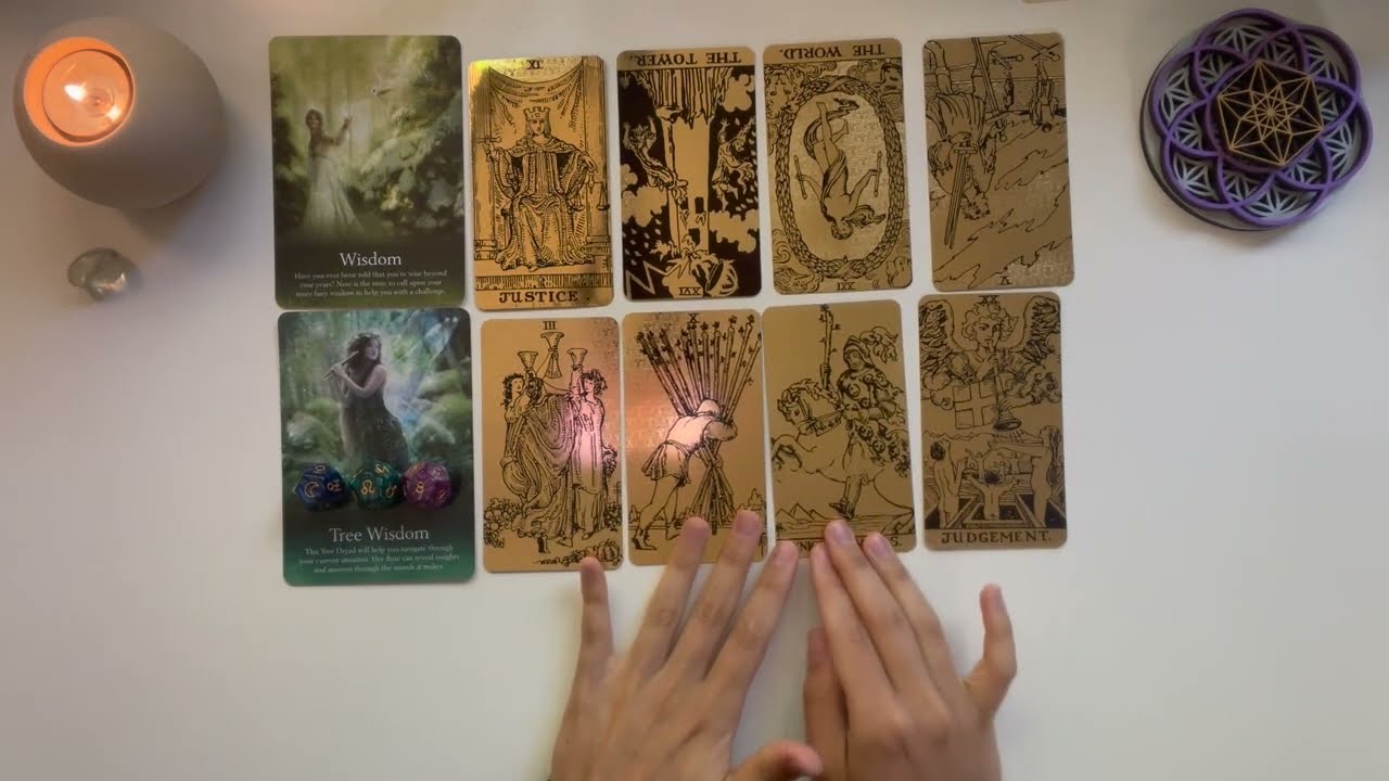 Tu vida: pasado, presente y futuro 🎥 💫 Tarot Interactivo 🔮 (Elige una carta)