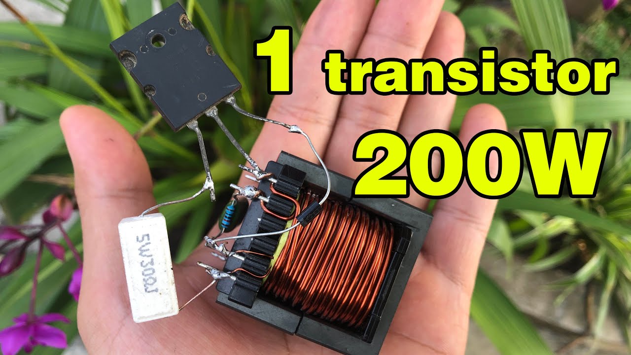 1 transistor inverter
