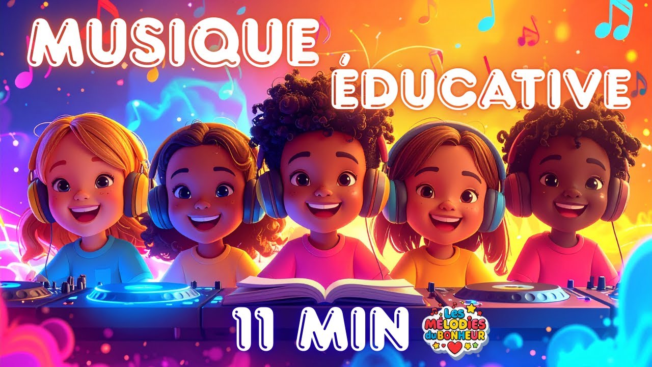 Compilation de chansons éducatives 🎶 Comptines remixées pour apprendre en musique !