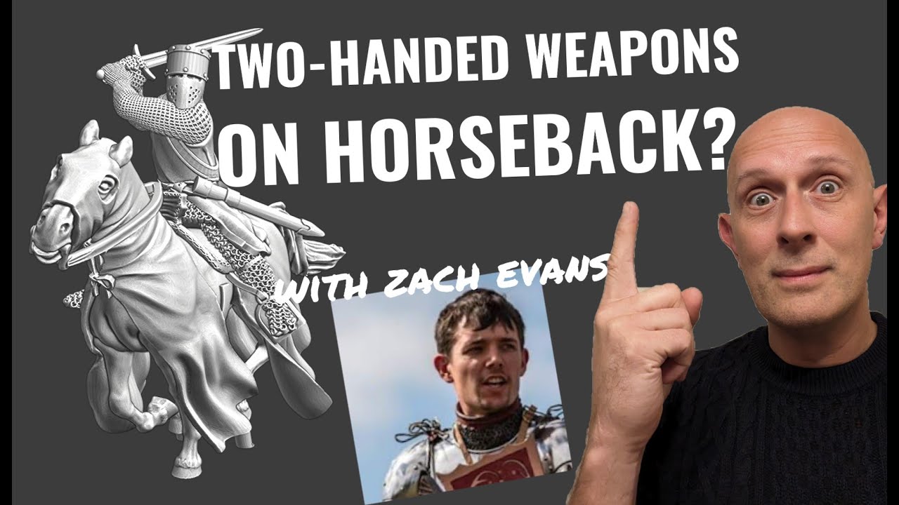 Two Handed Weapons in Combat on HORSEBACK? Mounted Martial Arts with @ZacharyEvans