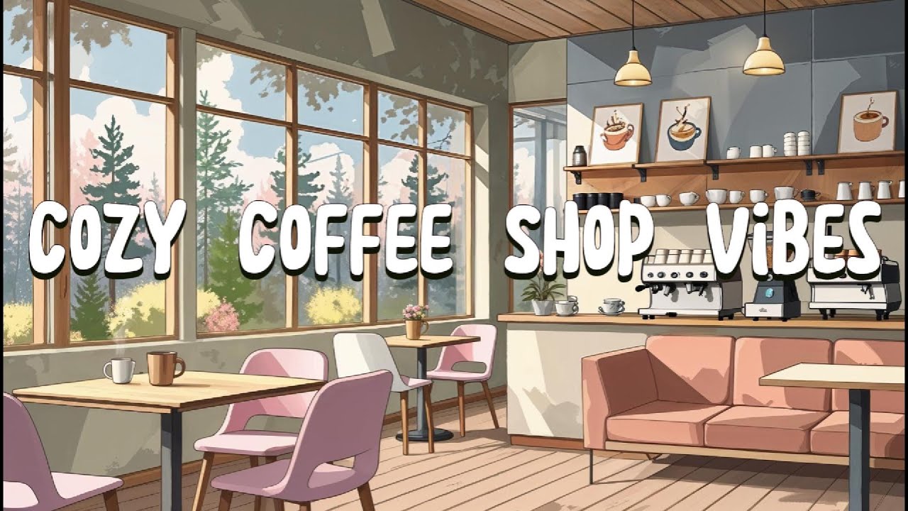Lofi Coffee Shop Vibes ☕ Chill Jazz & Rain Ambience for Focus & Calm