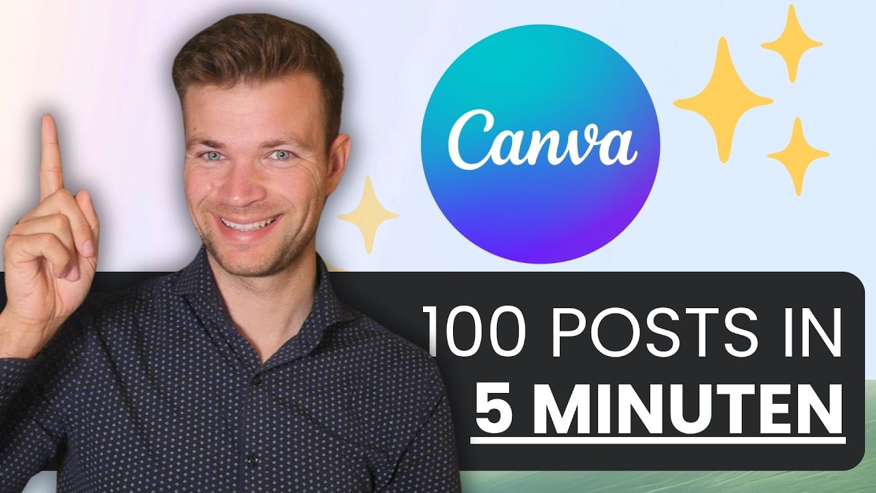 100 Postings in 5 Minuten erstellen mit Canva Sheets (verstecktes Feature!)