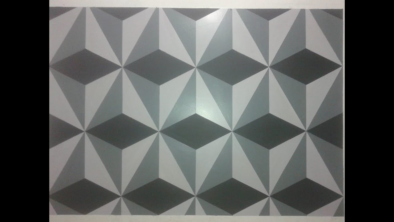 Pintura Decorativa  Efeito 3D Fácil de Fazer