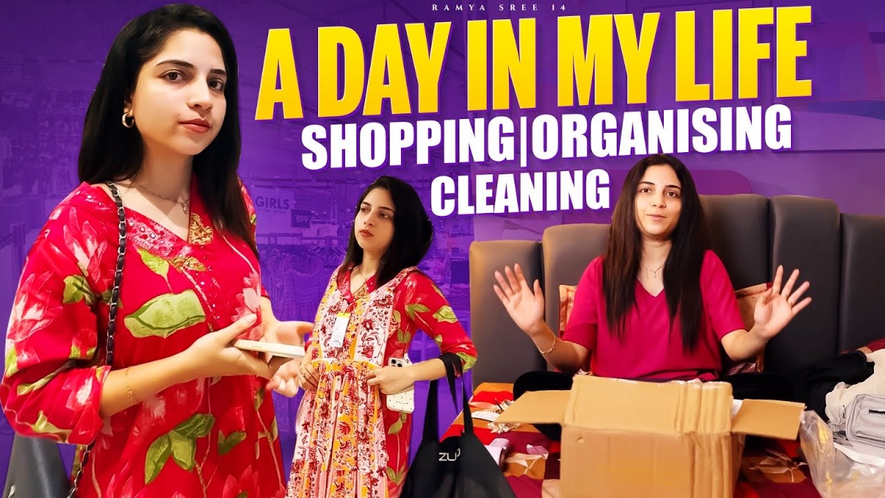 A Day In My Life🛍️🧹 #ramyasreecheela #nanipinky