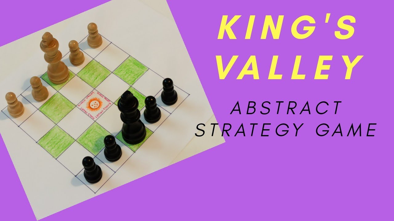 KING'S VALLEY / Board game/ Abstract Strategy Game