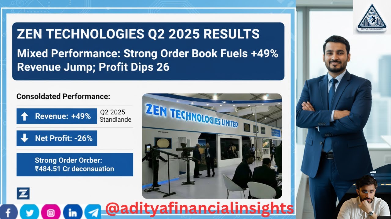 Zen Technologies Q2 2025 Results: Mixed Performance with Strong Order Book@adityafinancialinsights