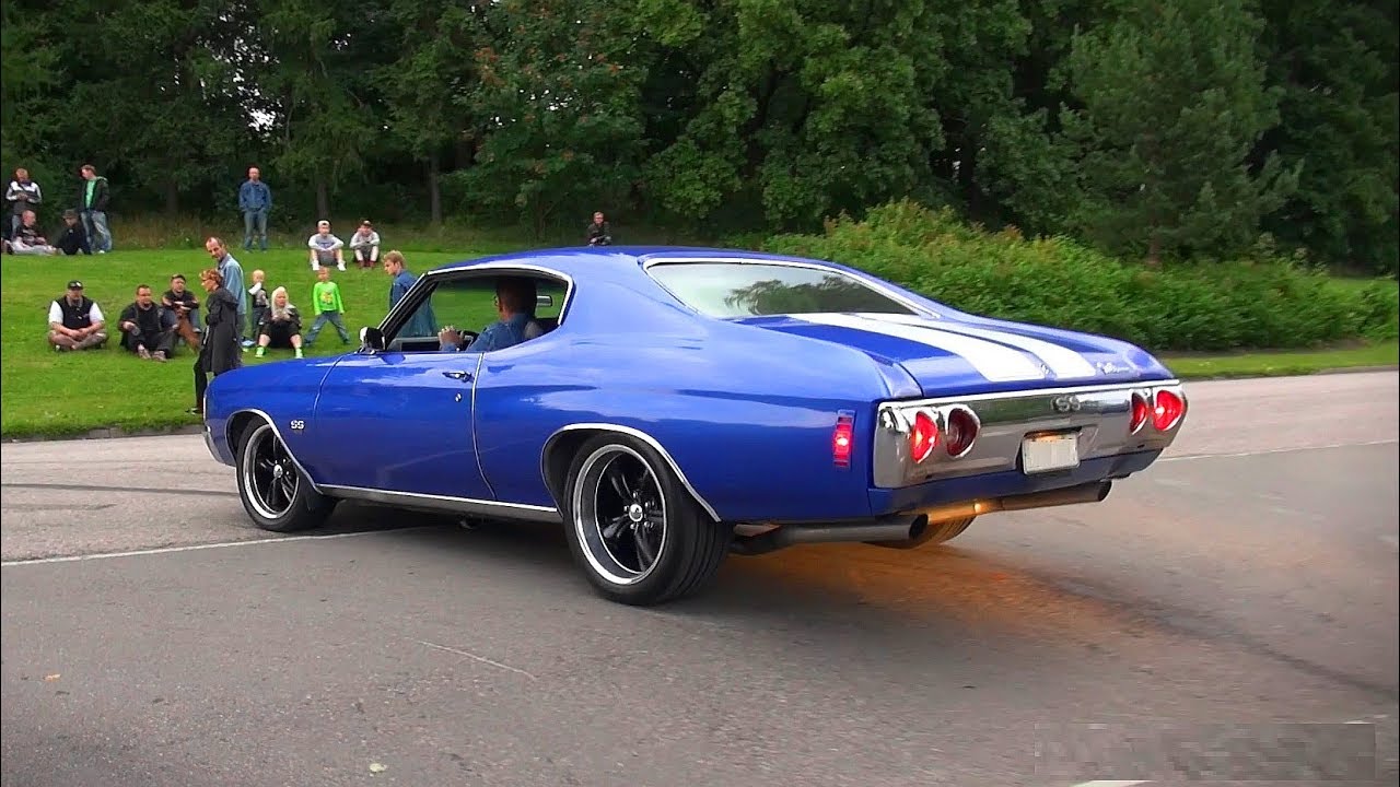 BRUTAL '72 Chevelle SS 502cid Big Block SOUND & BURNOUTS!!