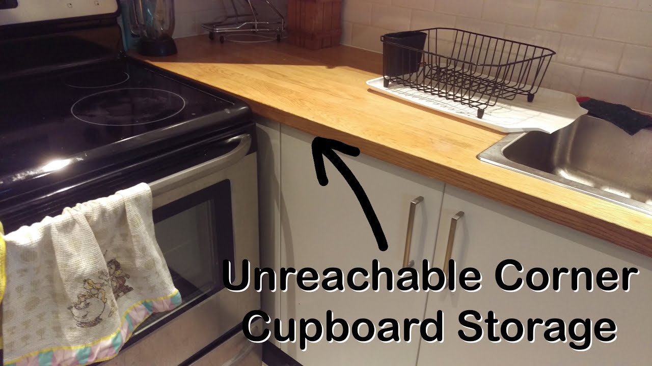 Awkward Corner Cupboard DIY Storage Solution