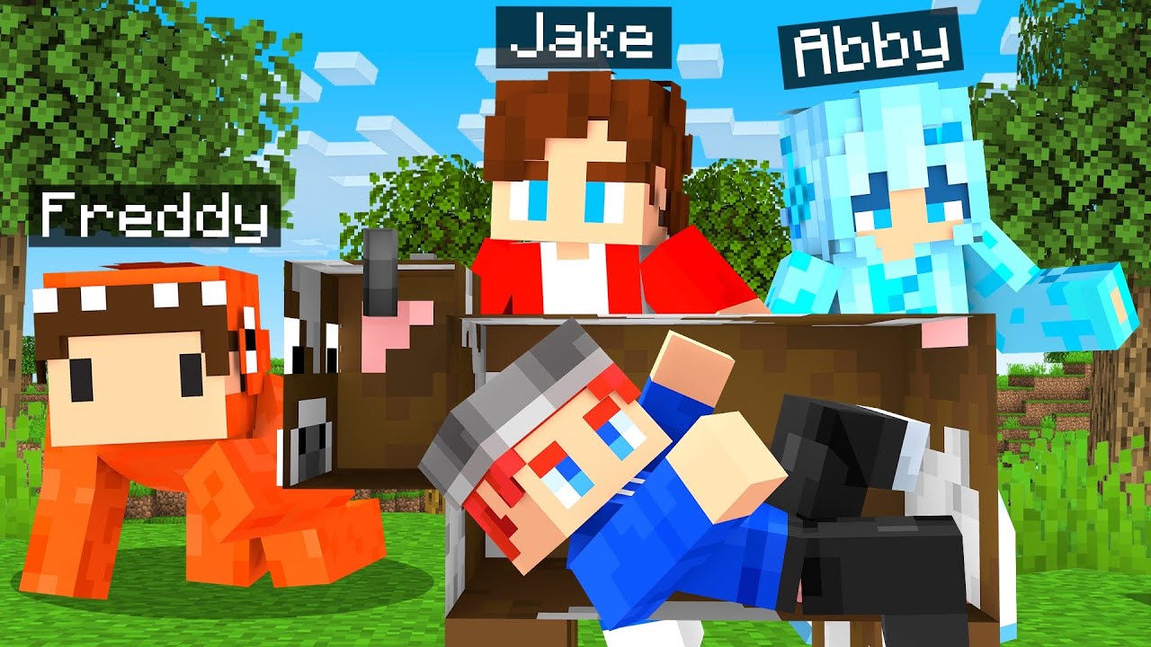 Троллинг друзей, прячась внутри мобов (Minecraft)