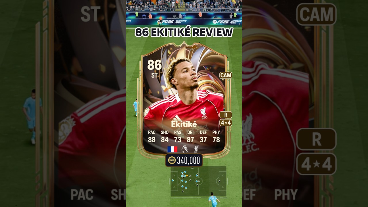 86 Ratings Reload &Eacute;kitik&eacute; Review 🇫🇷🟠 Is He The Most Well-Rounded Starter Striker in FC26? #Shorts