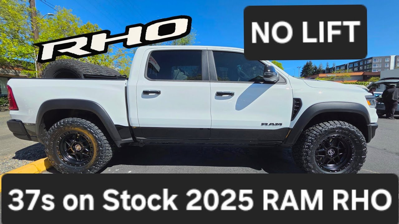 37s on stock 2025 Ram RHO! Not all 18s are the same!