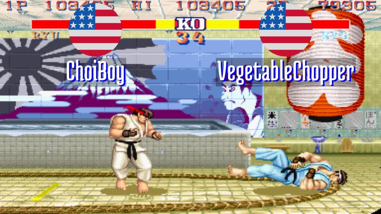 FT3 @sf2hf: ChoiBoy (US) vs VegetableChopper (US) [Street Fighter II HF Fightcade] Jan 26