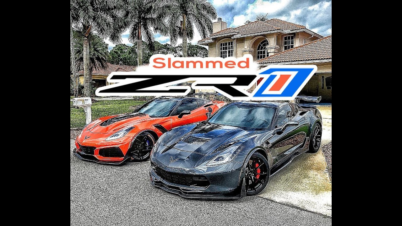 2019 ZR1 Corvette Slammed