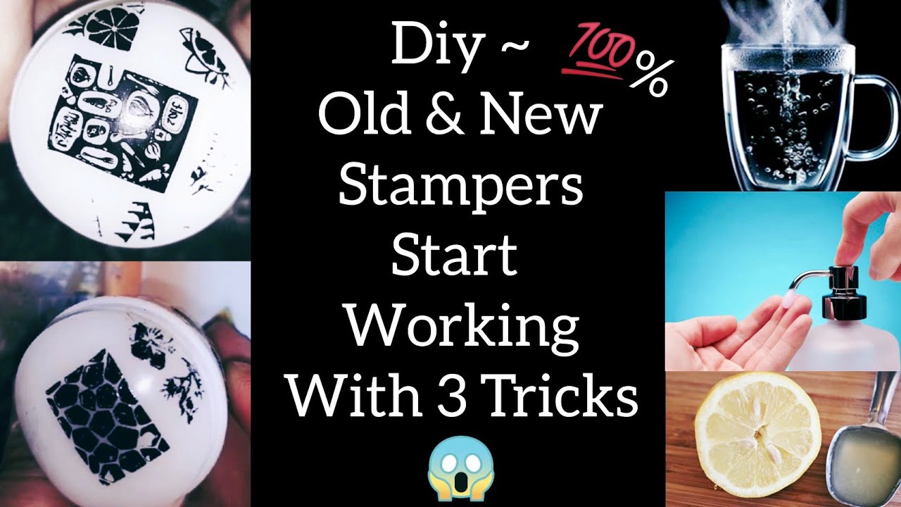 Nail Stampers Not Working/Try This 😱 & Fix your Clear Nail Stamper with Easiest 3 Tricks at Home...