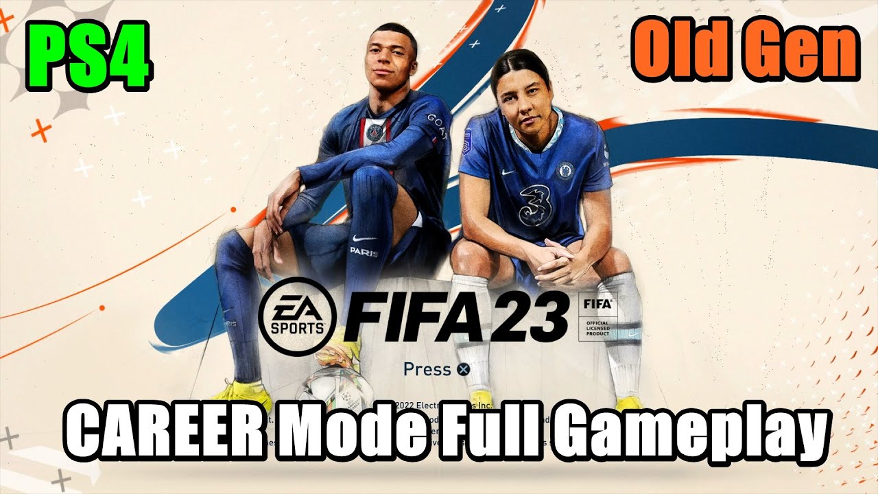 FIFA 23 PS4 Old Gen Career Mode Full Gameplay