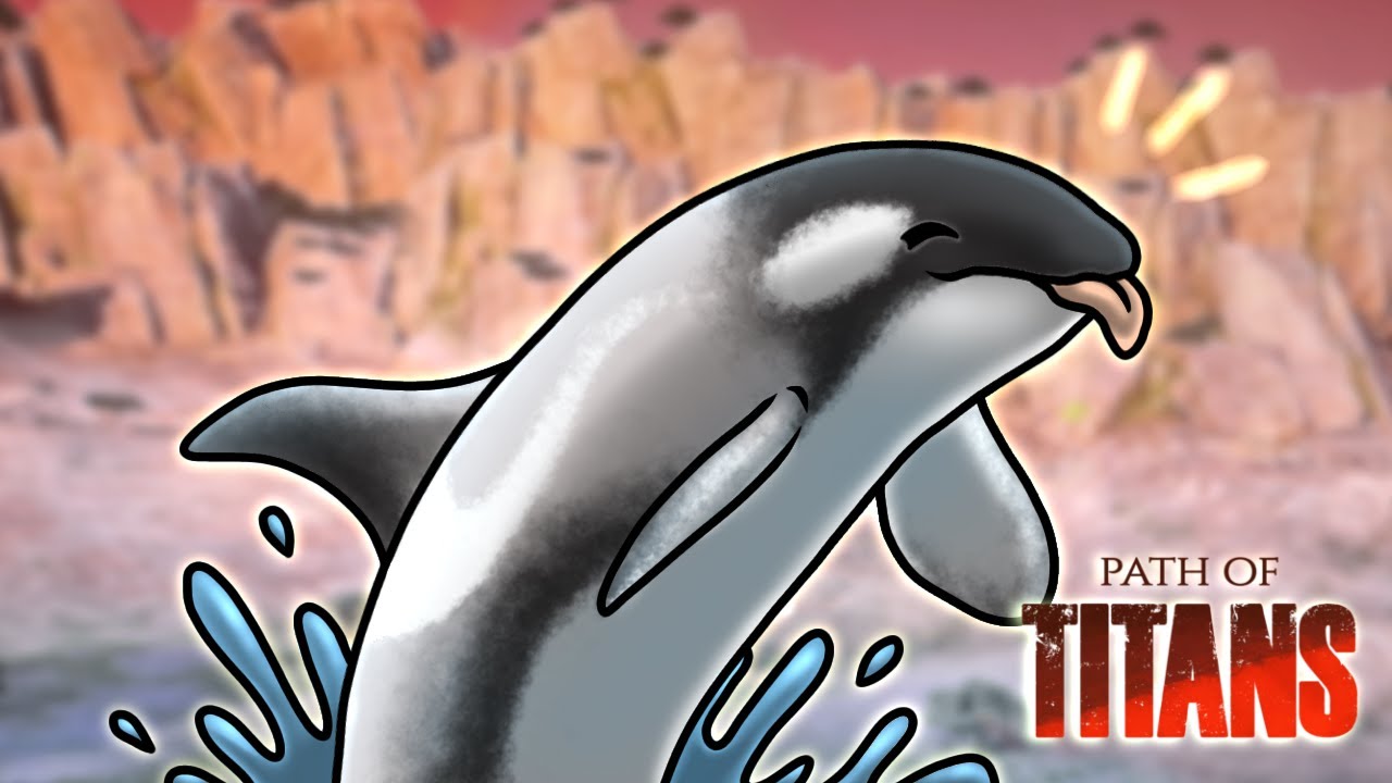 When a Goofy Orca Goes to The Crater Pond... - Orca Mod Gameplay | Path Of Titans