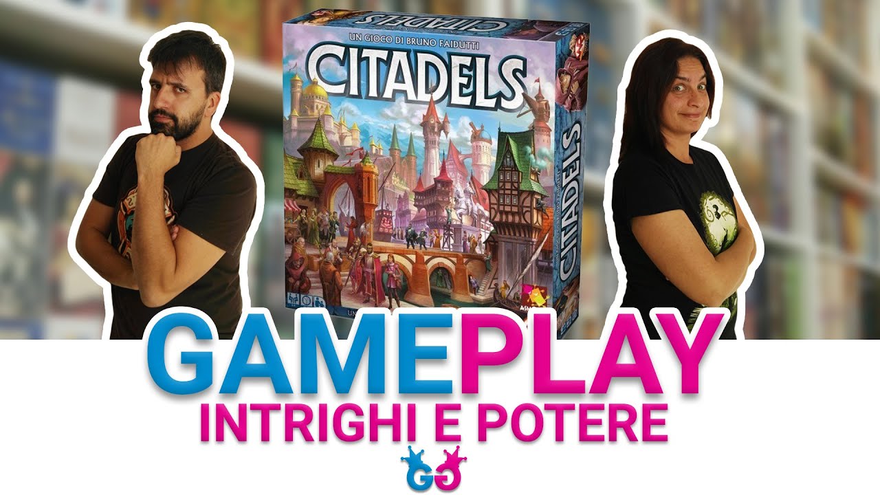 Citadels, Partita completa al Gioco da Tavolo di Bluff che è perfetto anche in due.