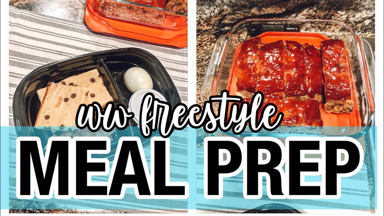 WW FREESTYLE MEAL PREP MONDAY || TURKEY MEATLOAF & PASTA SALAD || My Weight Loss Journey