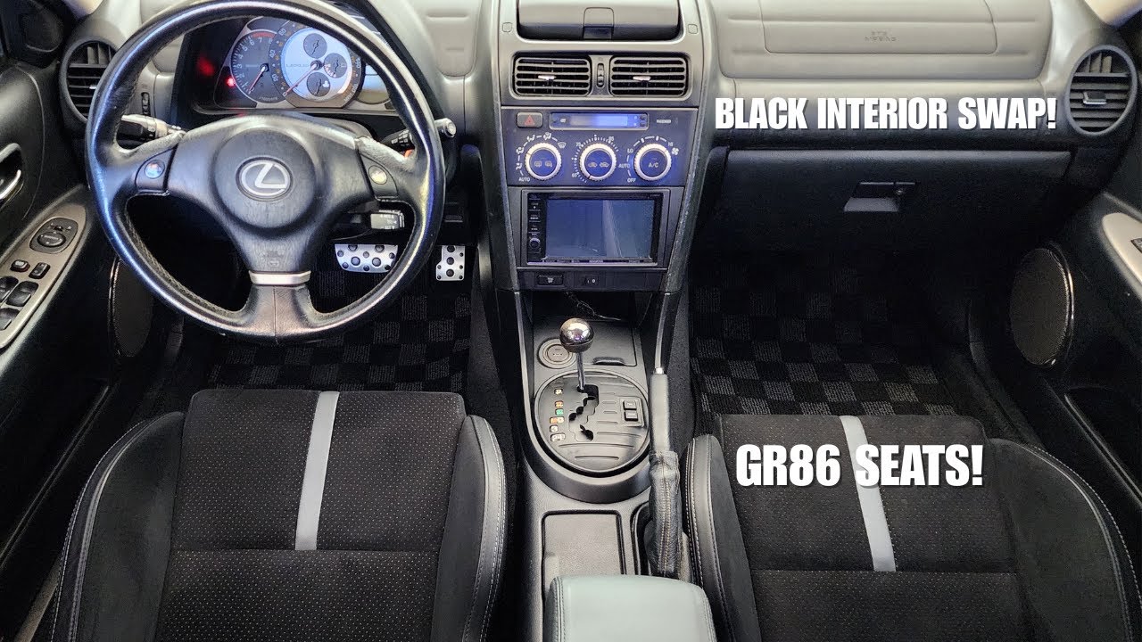 $1000 IS300 Gets a Black Interior and GR86 Seats