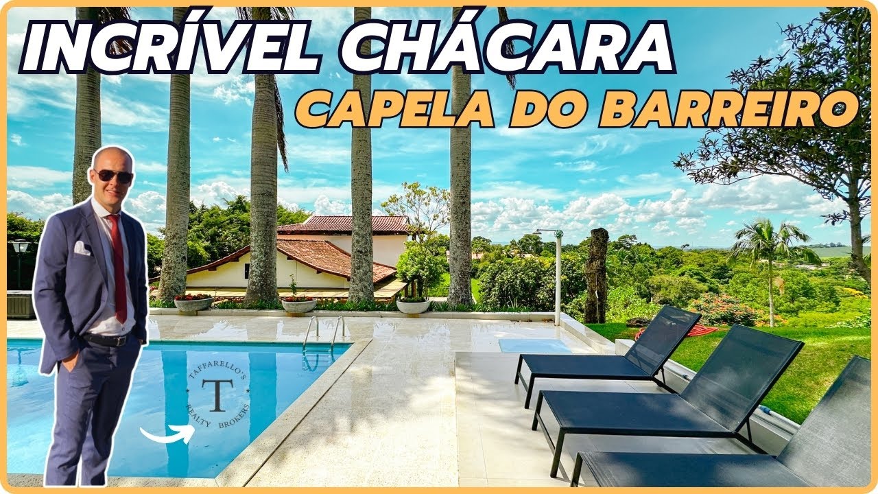 INCRÍVEL CHÁCARA NO CONDOMÍNIO CAPELA DO BARREIRO EM ITATIBA - SP