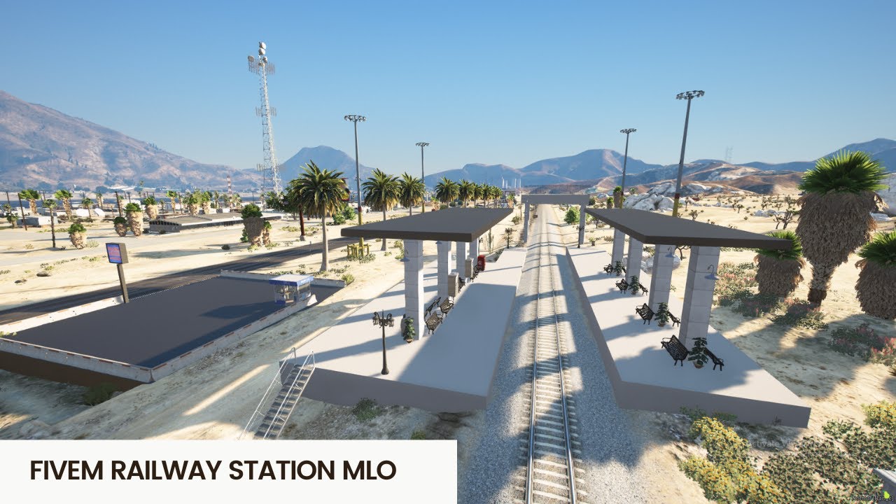 Fivem railway station | Fivem Mods | Interior & map for Roleplay | FiveM mlo store