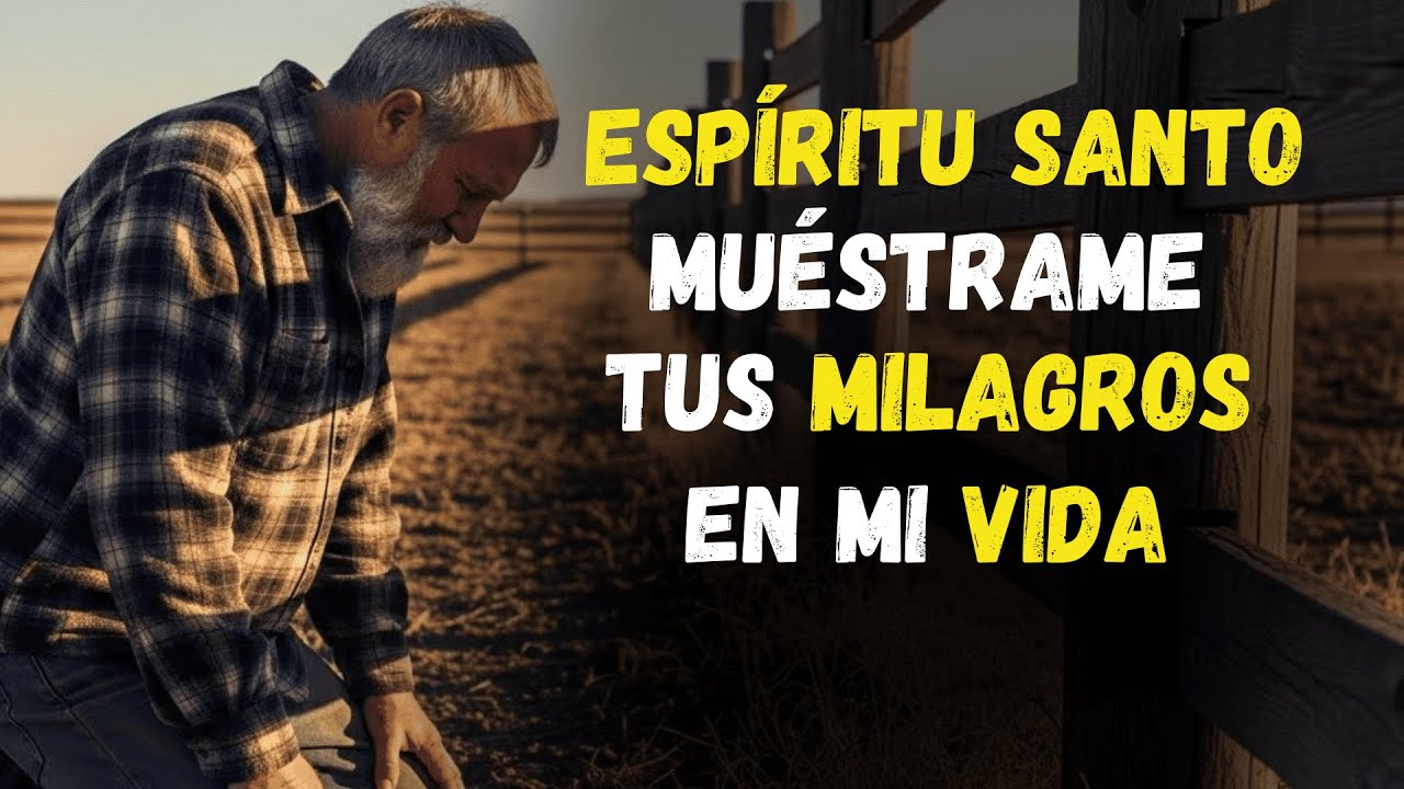 ESPÍRITO SANTO , muéstrame el MILAGRO que estoy VIVIENDO