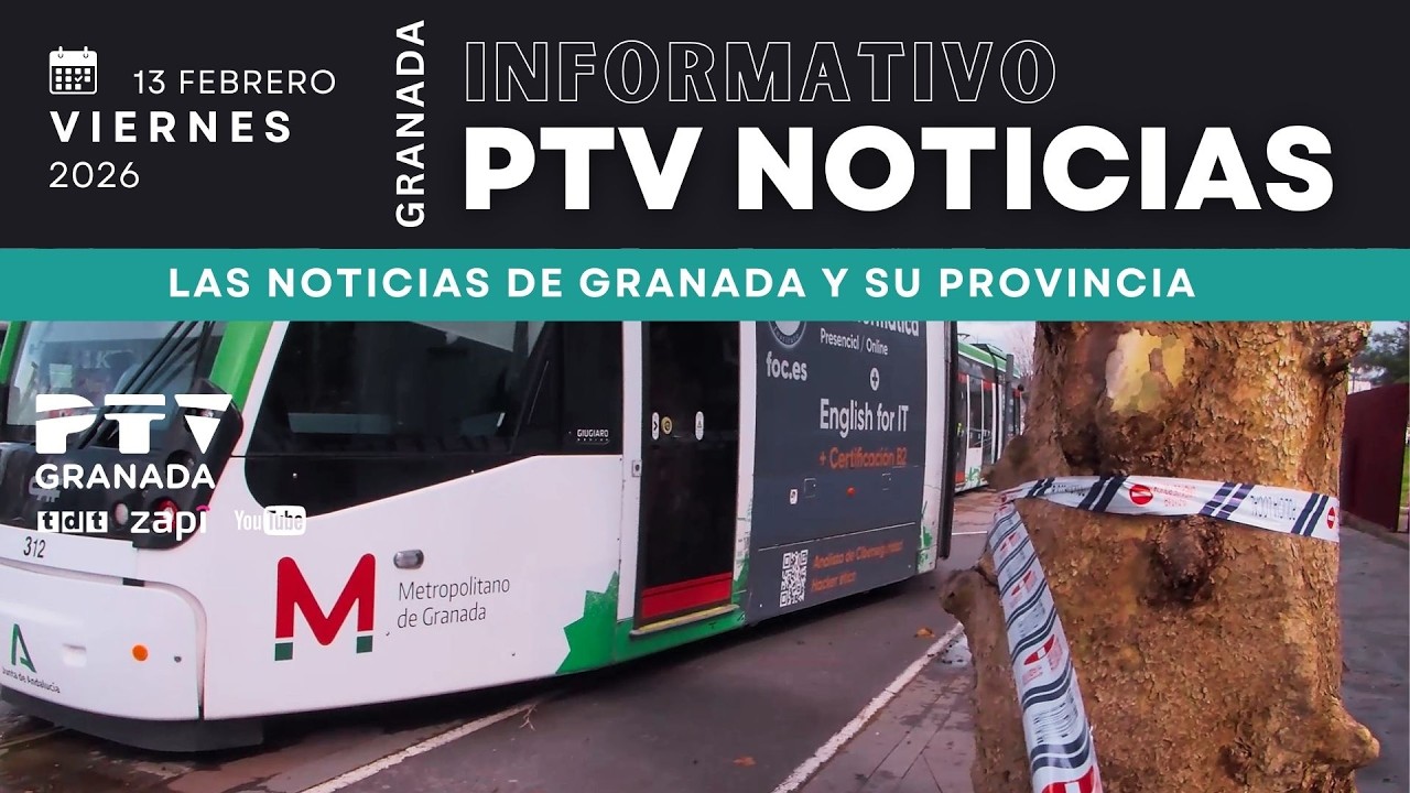 📺 PTV NOTICIAS GRANADA HD |  El metro descarrila en Armilla   | 12 febrero