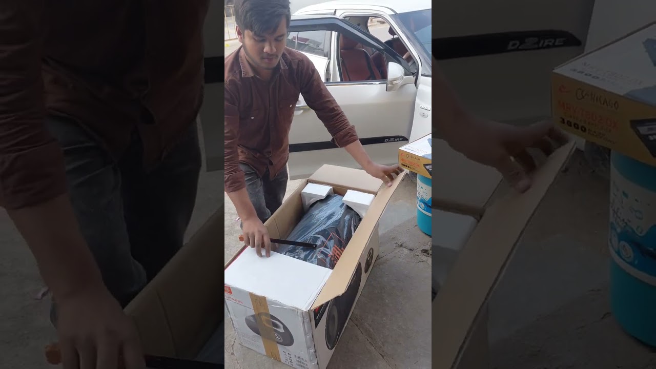 Dzire, Diamond Android player & jbl sub woofer Installation ##Dzire  #latur#jbl#Diamond Android 