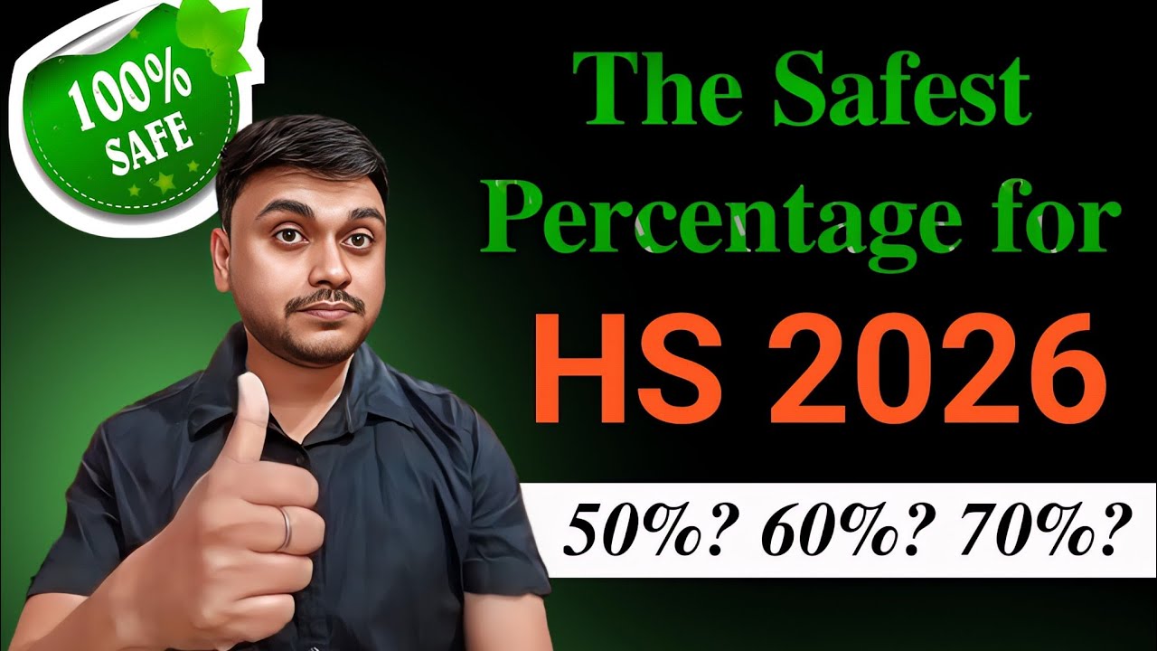 The Safest Percentage for HS 2026 l Class 12 | HS 2nd year| AHSEC | You can learn 