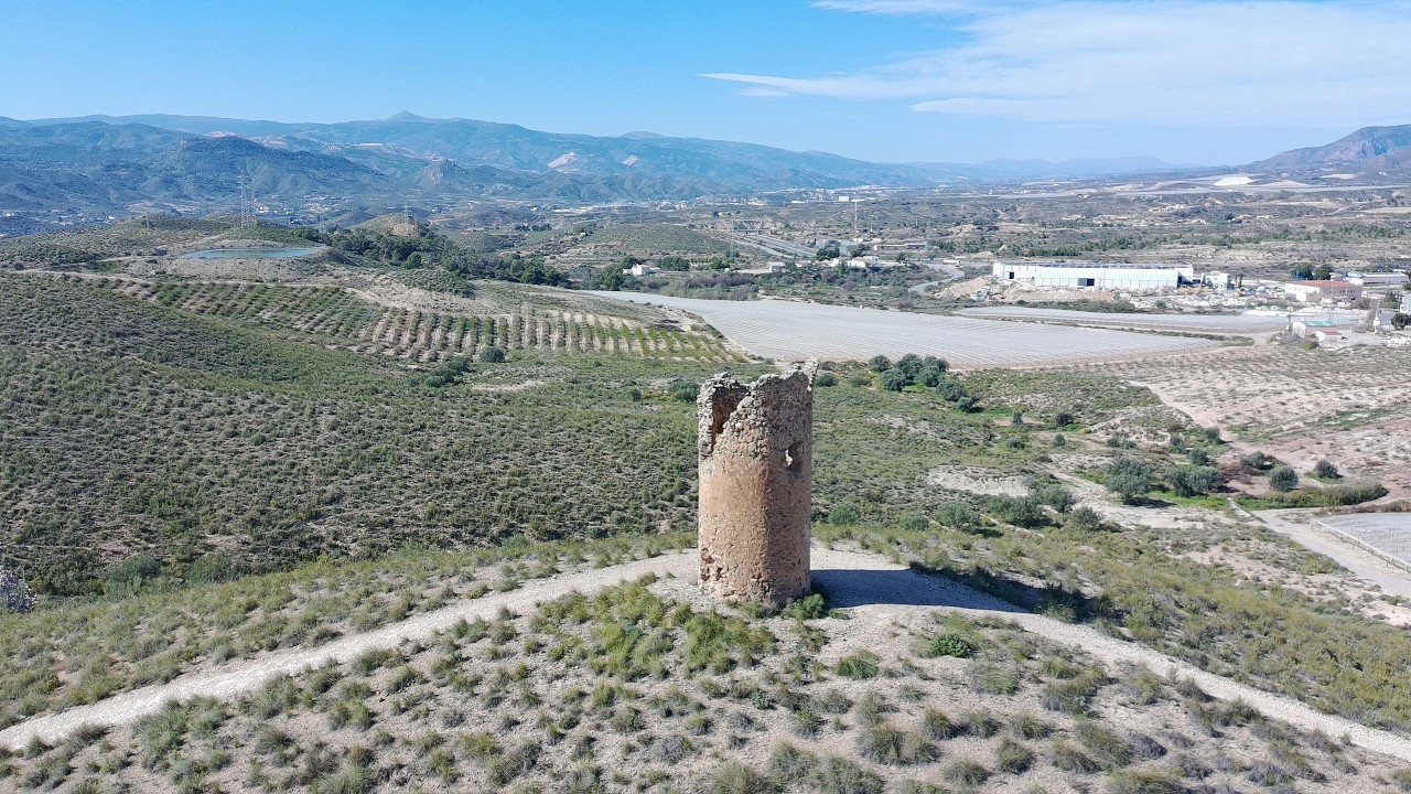 La Torreta Cantoria Almería, España, Spain in full Spanish sunshine: Drone Spotlight video
