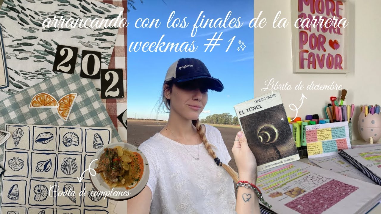 Weekmas #1 🎄| Empezando a preparar finales cuando hay mucho ruido en mi cabeza  | Study diaries 0.4