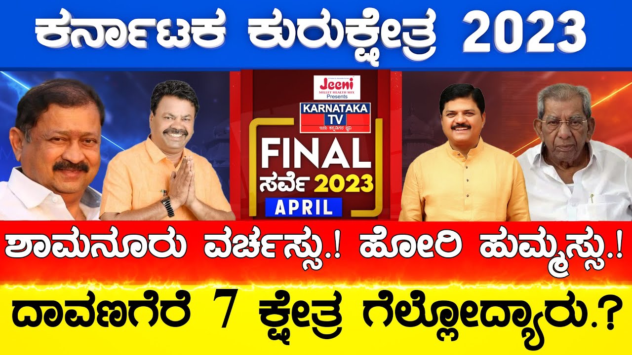 Davanagere 7 ಕ್ಷೇತ್ರಗಳಲ್ಲಿ ಯಾರ ದರ್ಬಾರ್.? | Karnataka Election Final Survey 2023 | Karnataka TV
