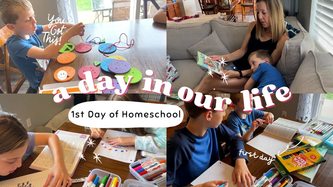 HOMESCHOOL MOM DAY IN THE LIFE // First Day of Homeschool