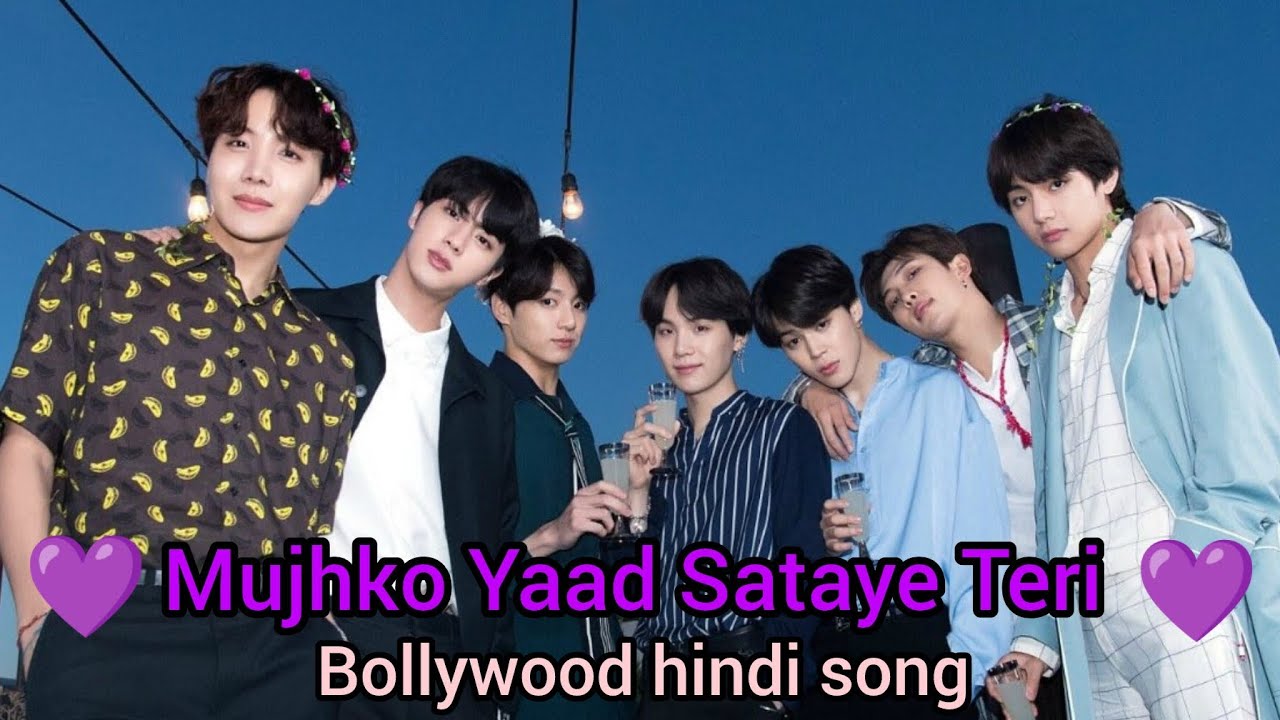 💜BTS💜 [fmv] bollywood hindi song_ mujhko yaad sataye teri 💜💜