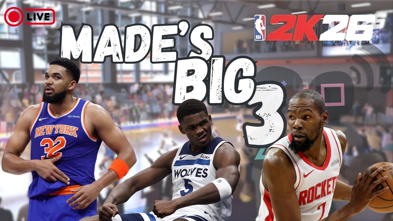 🔴LIVE - THE BEST BUILDS IN NBA 2K26!!!! BIG 3 BUIDS ARE CREATED!! LETS HOOP