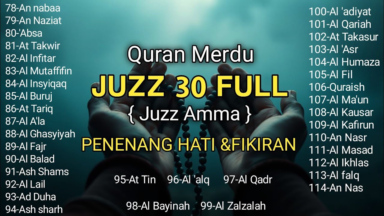 Ngaji Merdu Juz 30 Full ( JUZ AMMA ) Suara Merdu Menyentuh Hati,Terbaru 2026 | by Alaa Yasser