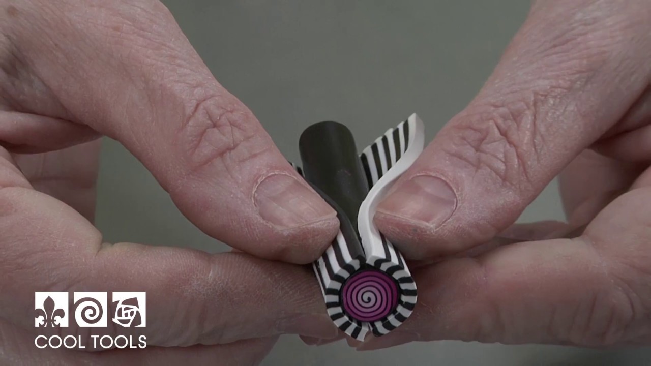 Cool Tools | Polymer Clay Striped Cane by Debra DeWolff