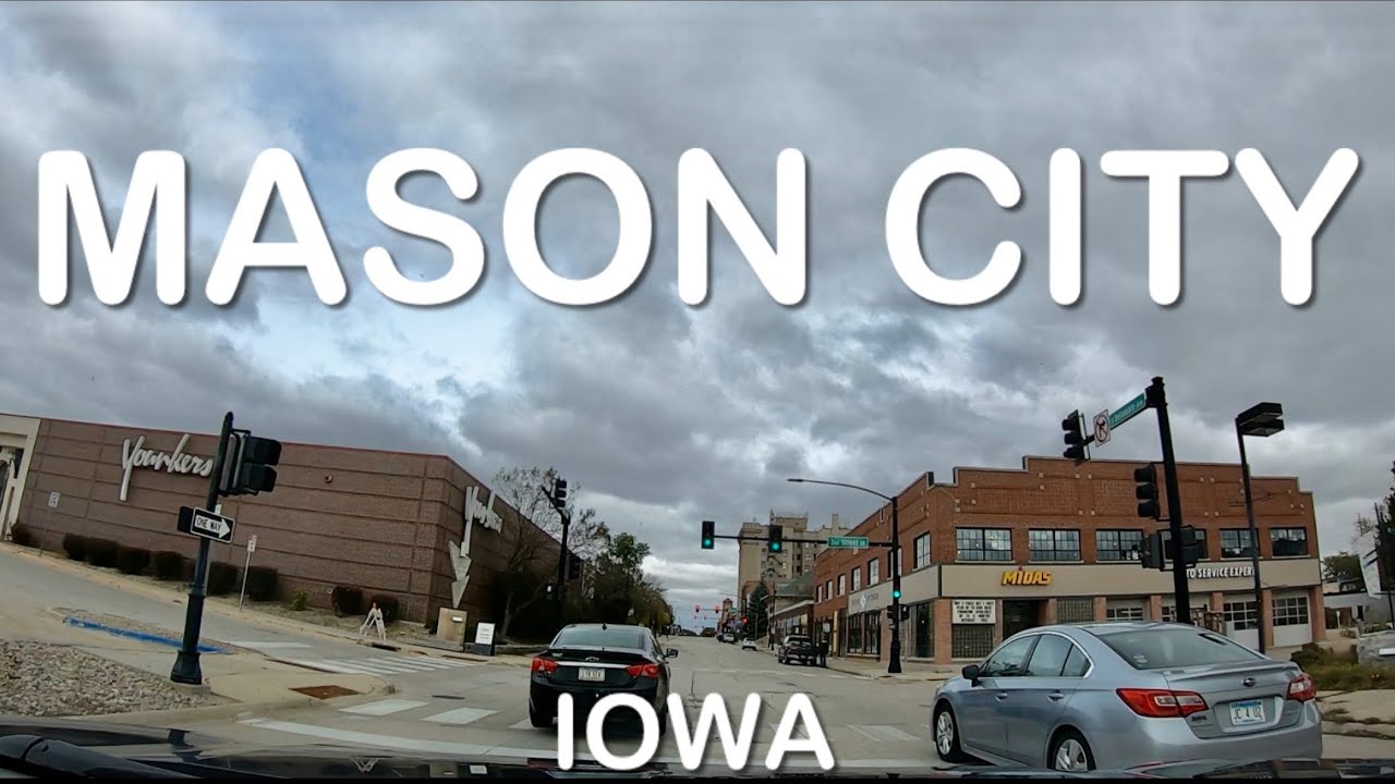 Driving randomly in Mason City. Iowa / Dashcam Video