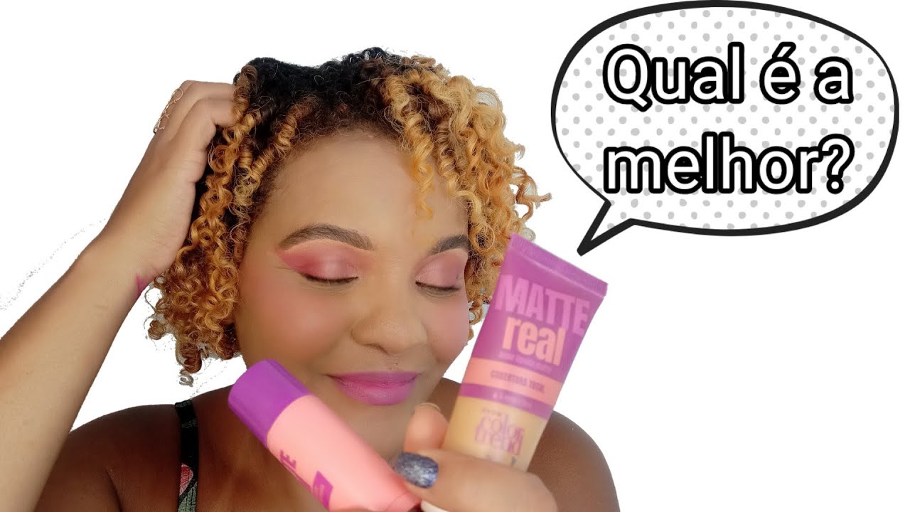 Base Matte Real Bast&atilde;o x Matte Real Cobertura Total