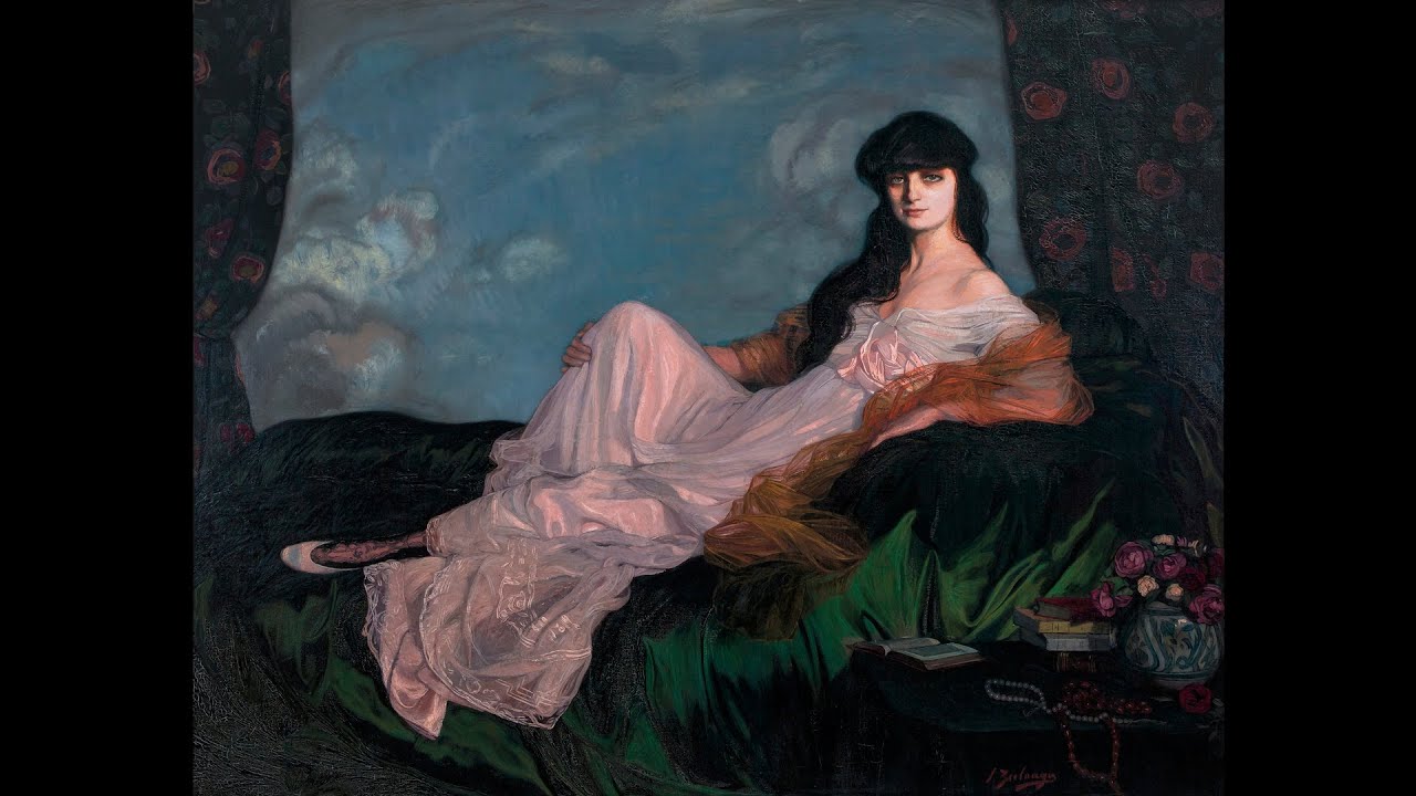 Ignacio Zuloaga - Retrato de la condesa Mathieu de Noailles