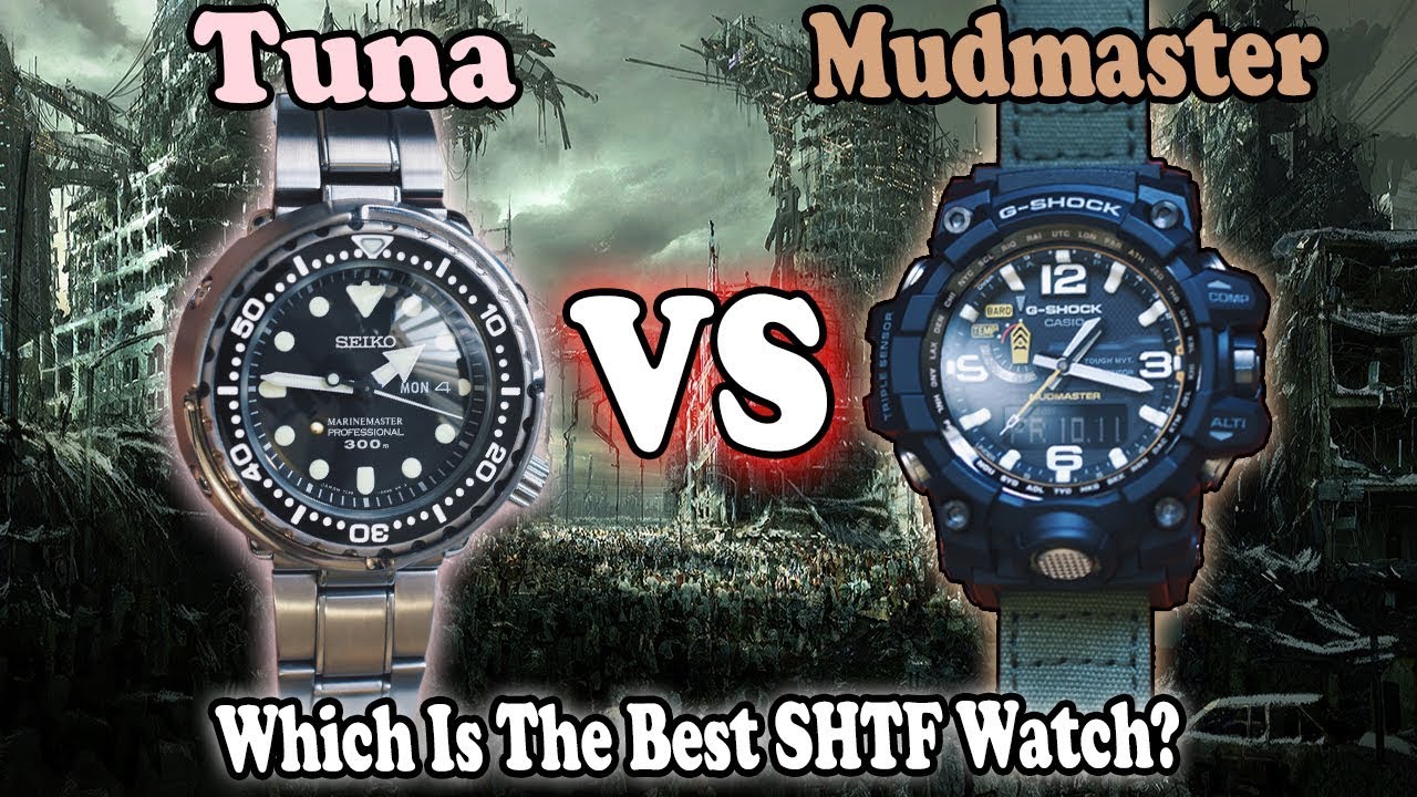 The Seiko Tuna vs. The G-Shock Mudmaster