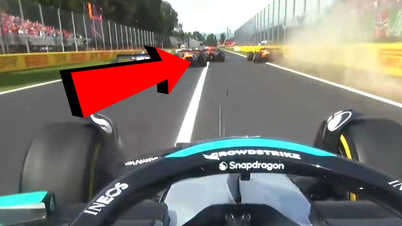 Max Verstappen's Dramatic Start In Monza | Italian GP 2025