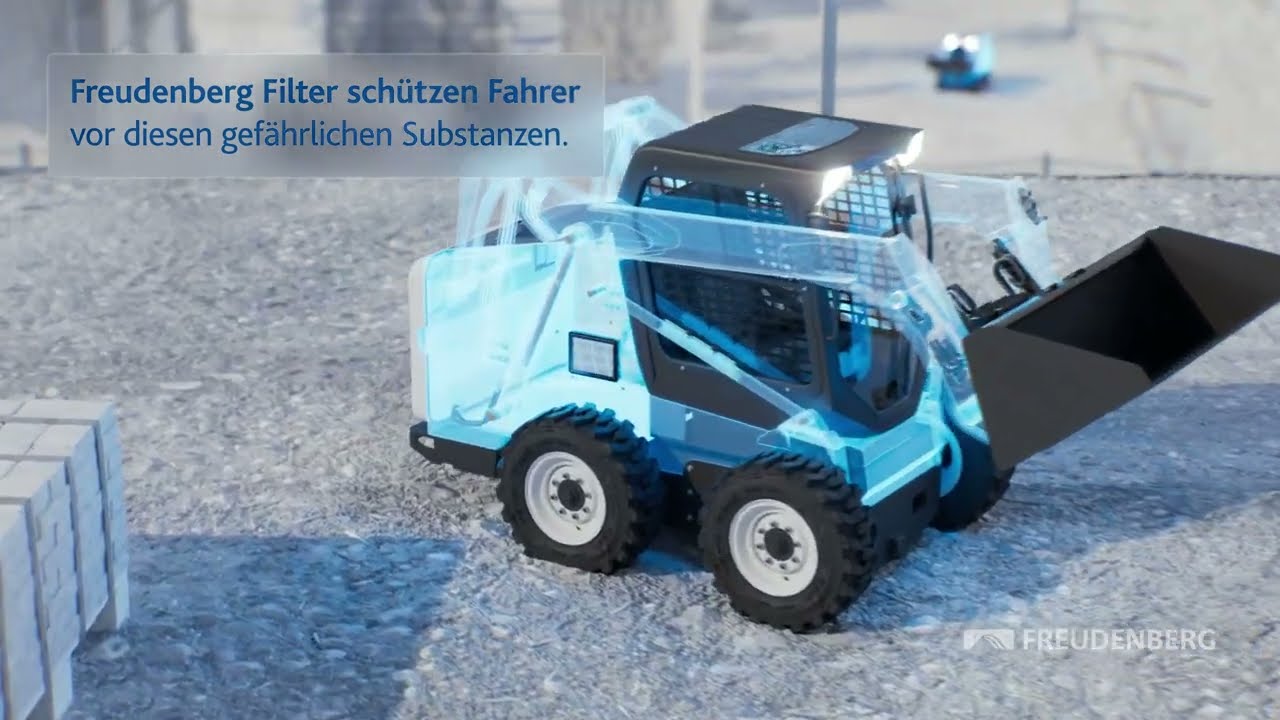 Freudenberg Filtrationslösungen für Baufahrzeuge