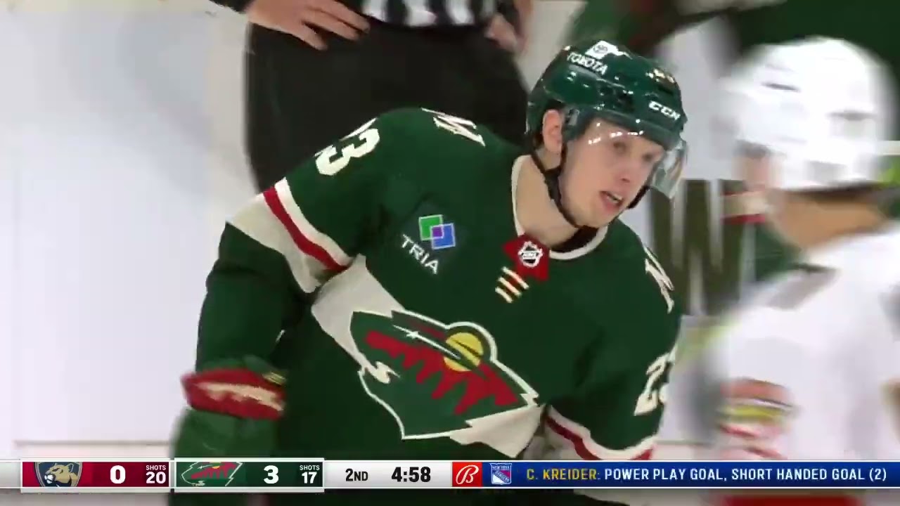 Marco Rossi gets his first NHL goal