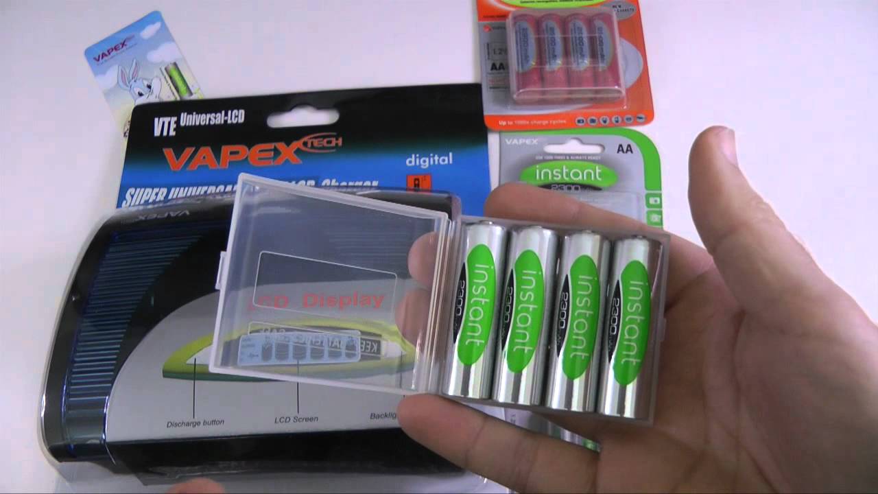 Vapex Tech Batteries & Super Smart LCD Charger Review