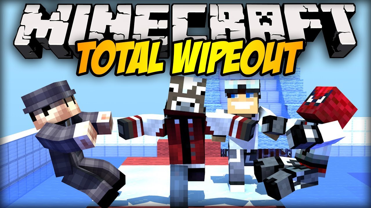 Minecraft Mini-Game: TOTAL WIPEOUT! w/ Blow, Sitrox, Dealer