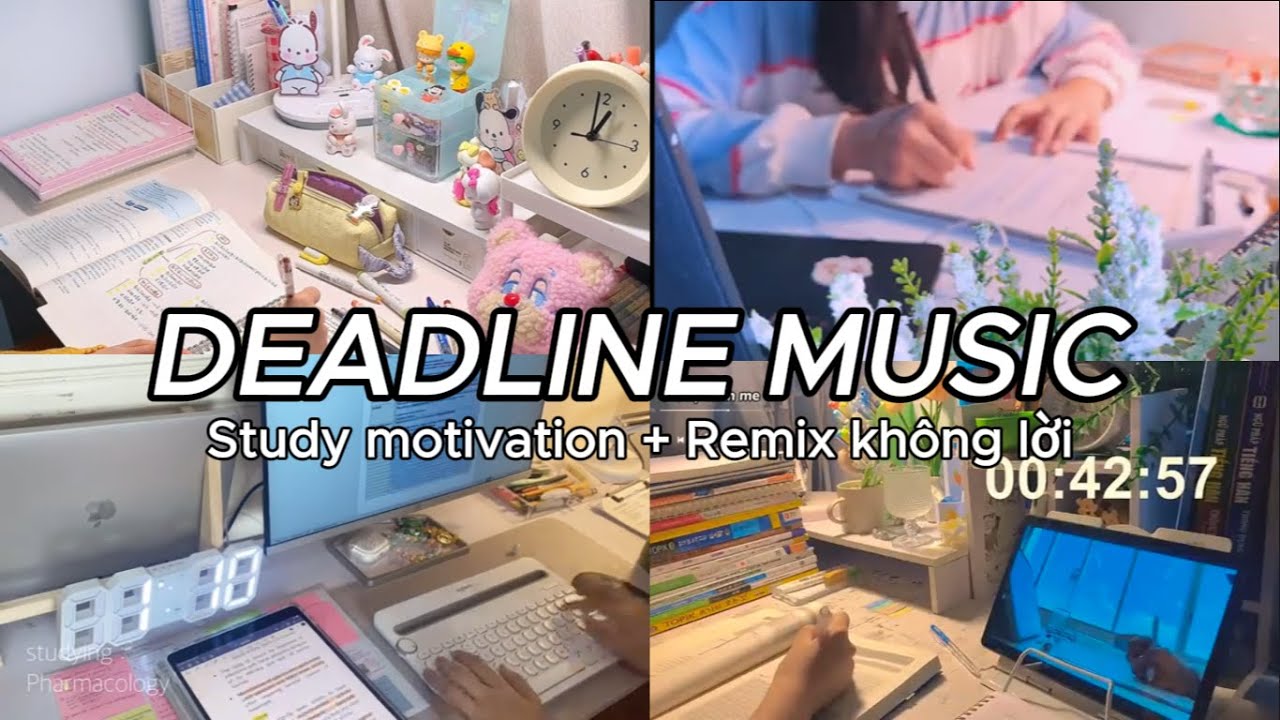 DEADLINE MUSIC | STUDY MOTIVATION | NHẠC DÍ DEADLINE | NHẠC REMIX KHÔNG LỜI X2 ĐỘNG LỰC HỌC | EP.4