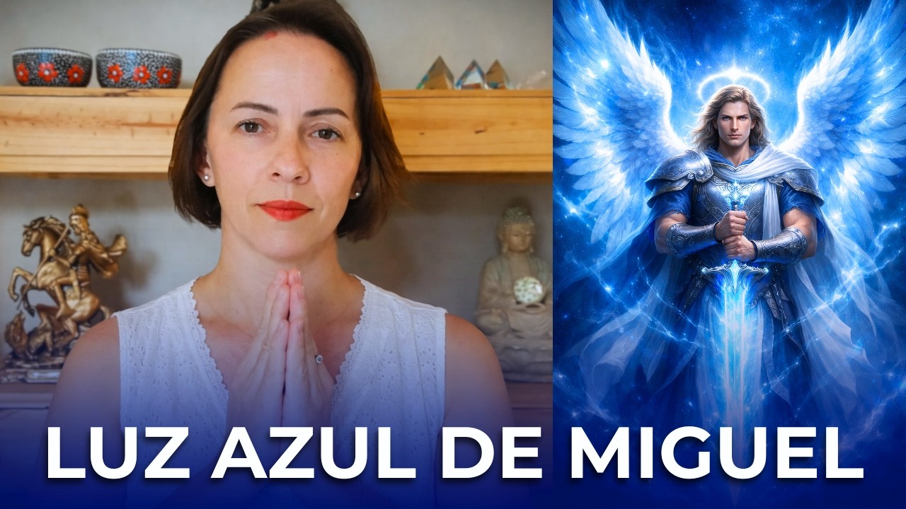 MANTRA DE LUZ AZUL: Oração Cantada de Arcanjo Miguel (Versão Estendida) | Códigos da Alma 💙 🛡️